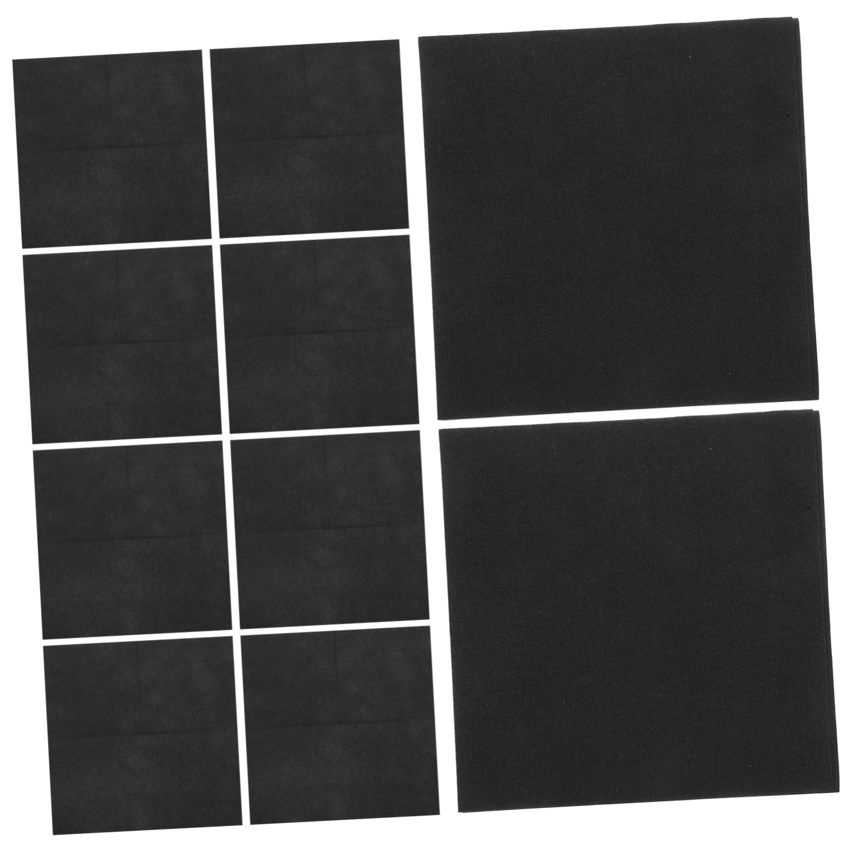 Healvian 200piezas Servilletas Desechables Negras De Papel Para Fiestas Bodas y Eventos Paquete De Unidades Suaves y Elegantes Para Ocasión