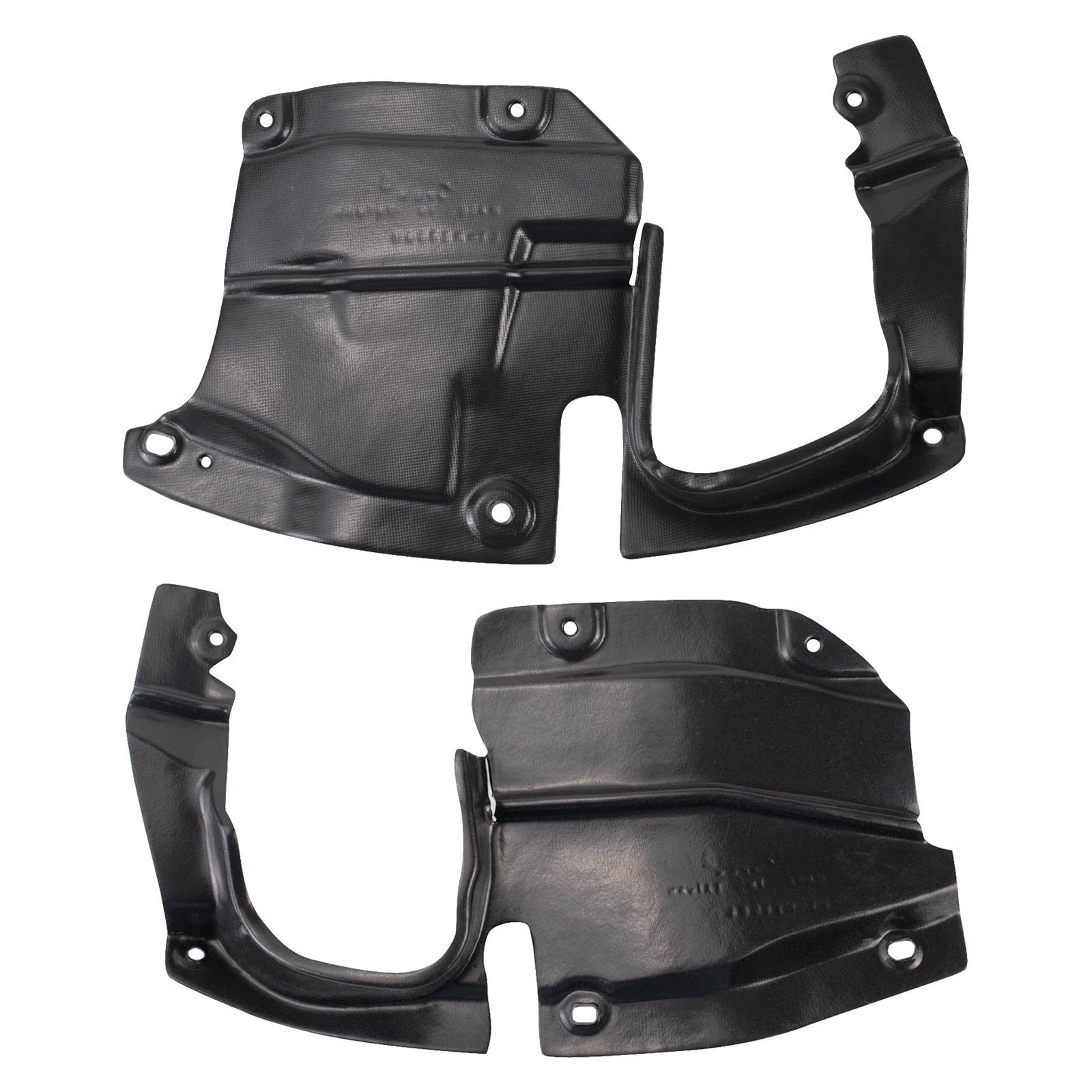 TRQ Front Driver and Passenger Side Inner Fender Liner Set | For 2009-2013 Mazda 6