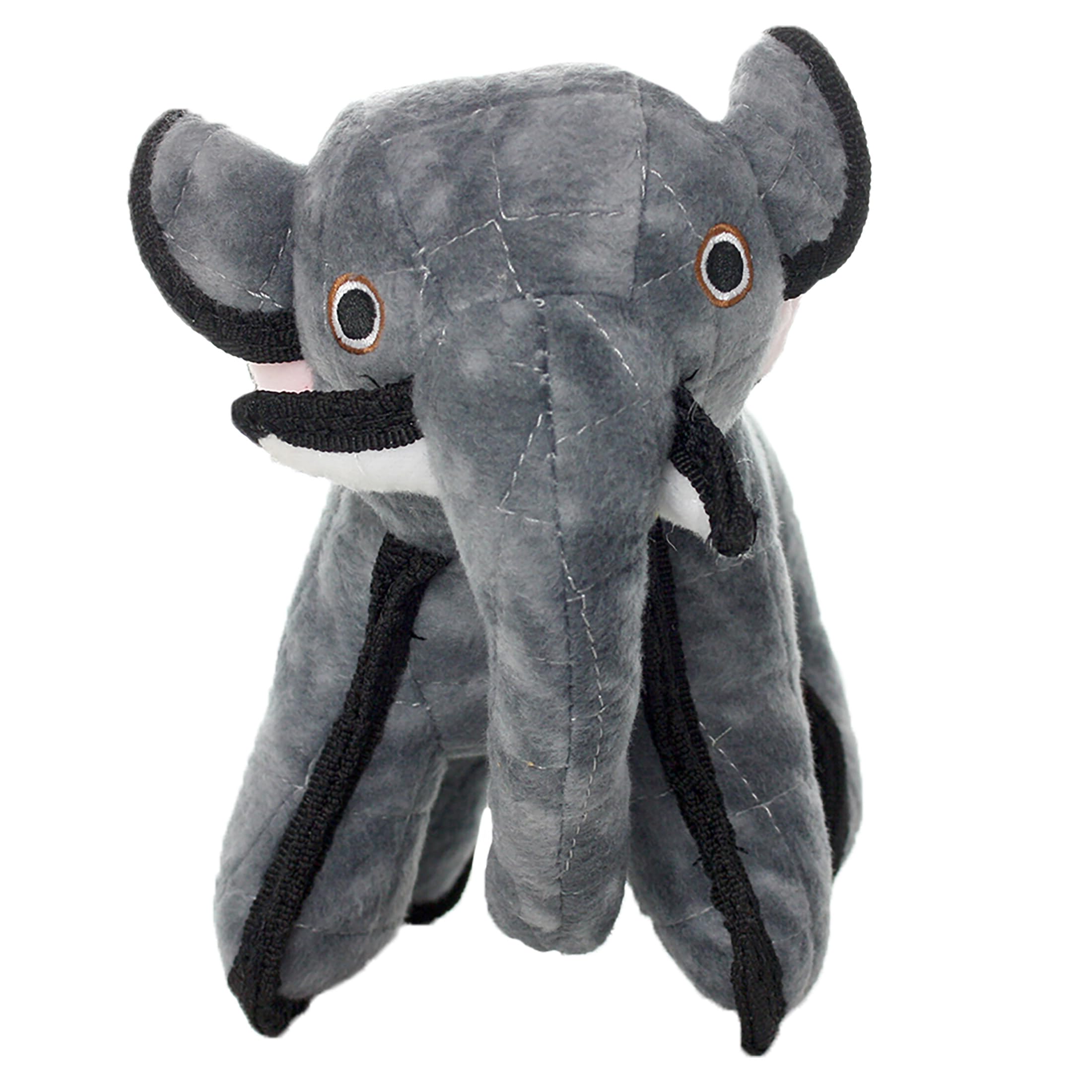 Tuffy Dog Chew Toy, Elephant Zoo Elefant, S, Small Breeds