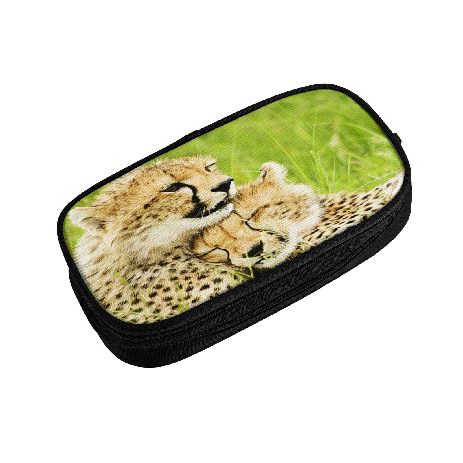 Trousse à Crayons Guépard - Grande Capacité - 2 Compartiments