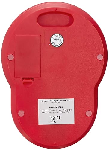 Miniatura 7 de CDN ProAccurate - Báscula digital de cocina, 11 libras, color negro