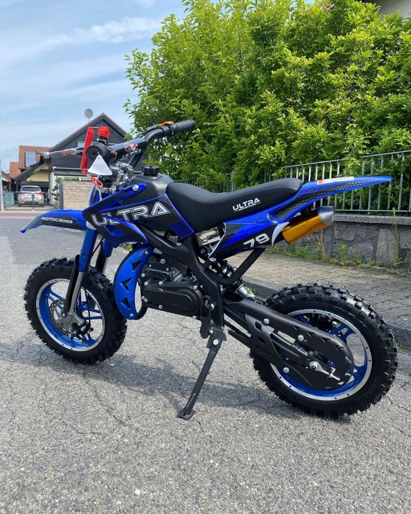 Minimoto Cross 50cc T-MOTO KXD 701 - Motore 2 Tempi, Ruote 10", Per Bambini E Ragazzi - Uso Off-Road, Colore Arancione