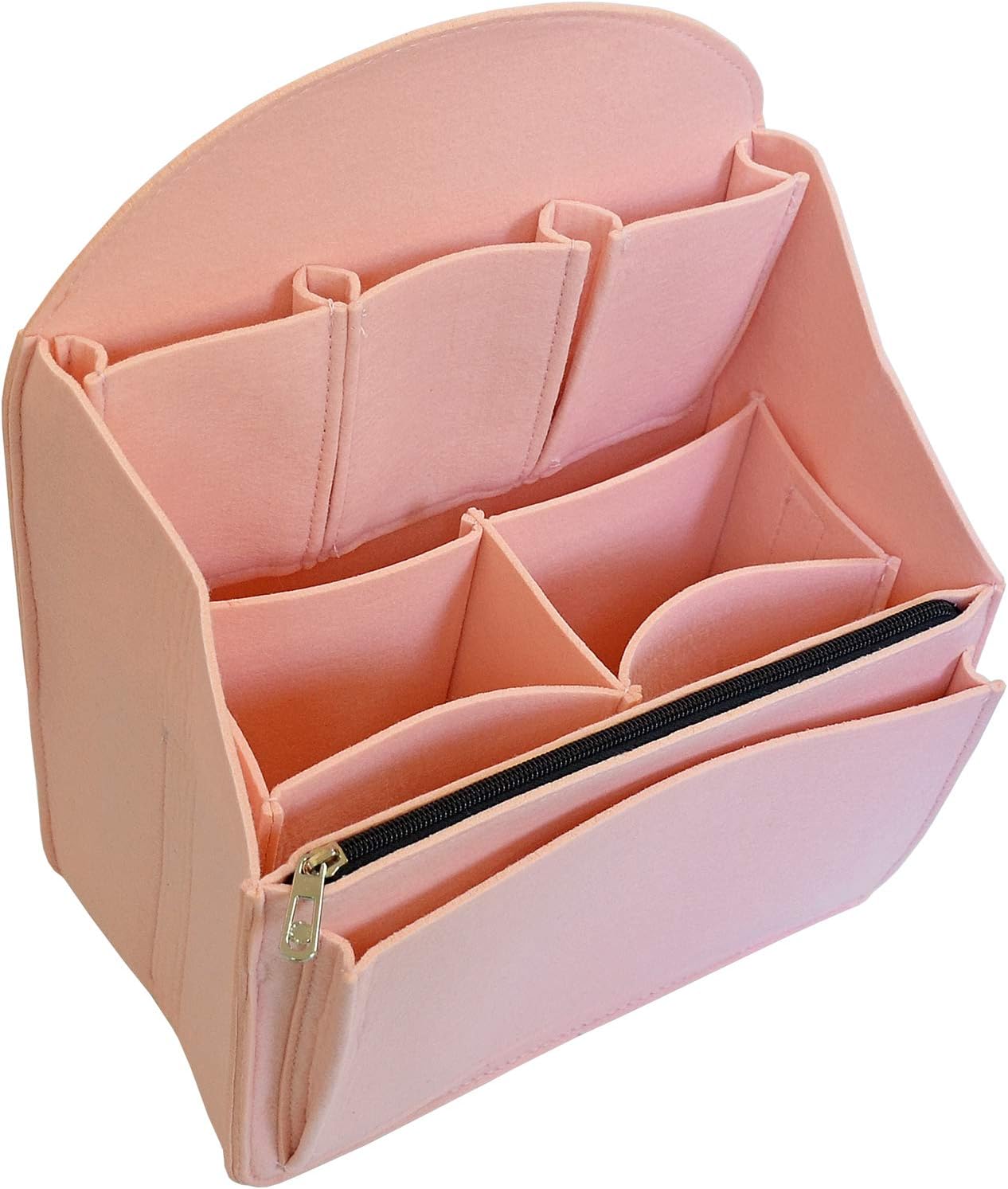 YIICOOLYYIICOOLY Felt Backpack Organizer Insert,Purse Organizer for Men Women Backpack Rucksack Handbag Shoulder Bag(Pink,Large)