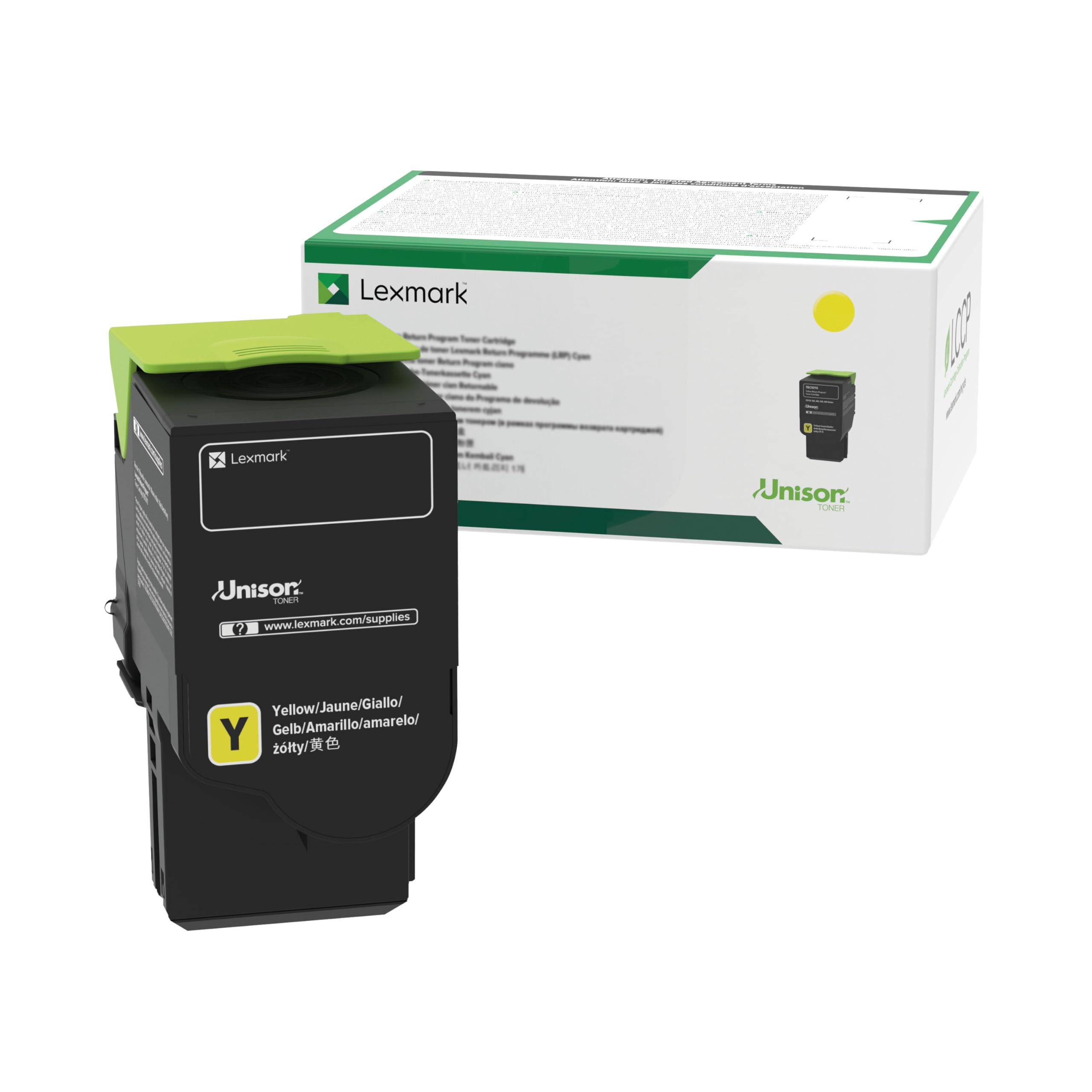 Original Lexmark C242XY0 Extra High Capacity Yellow Return Program Toner