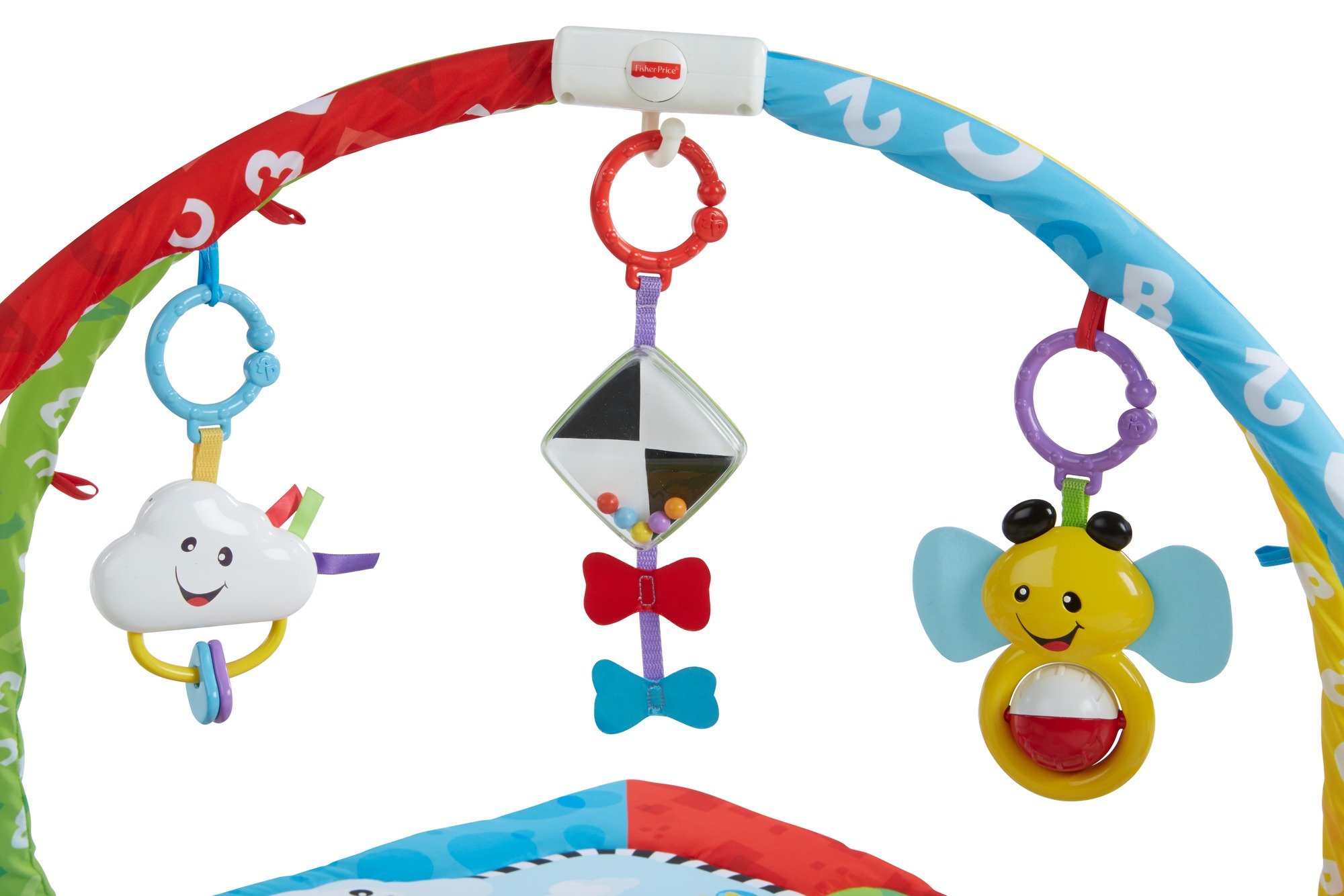 Mattel Fisher-Price FBD45 kocyk do zabawy, wielokolorowy