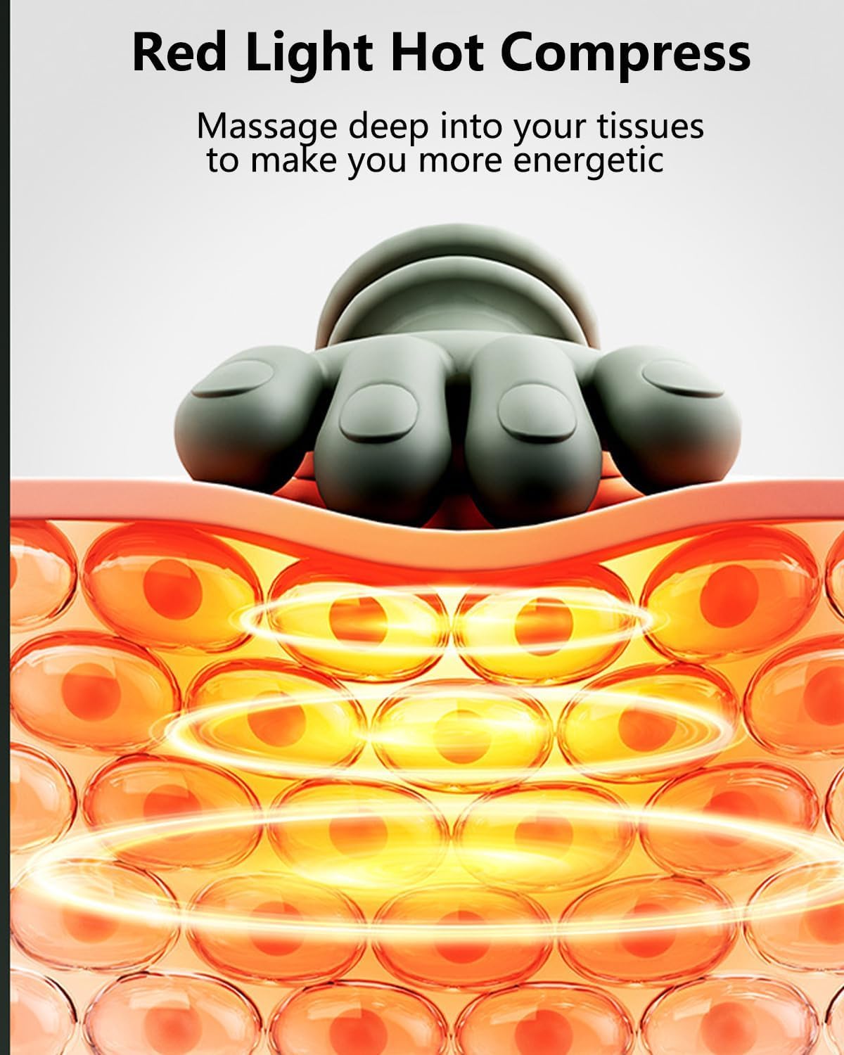 Cou et épaules Masseur,Masseur Cervical Main Bionique,4D Massage Cervicales