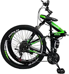 bicicleta mountain bike dobravel aro 26 suspensão duple freio a disco 21 marchas
