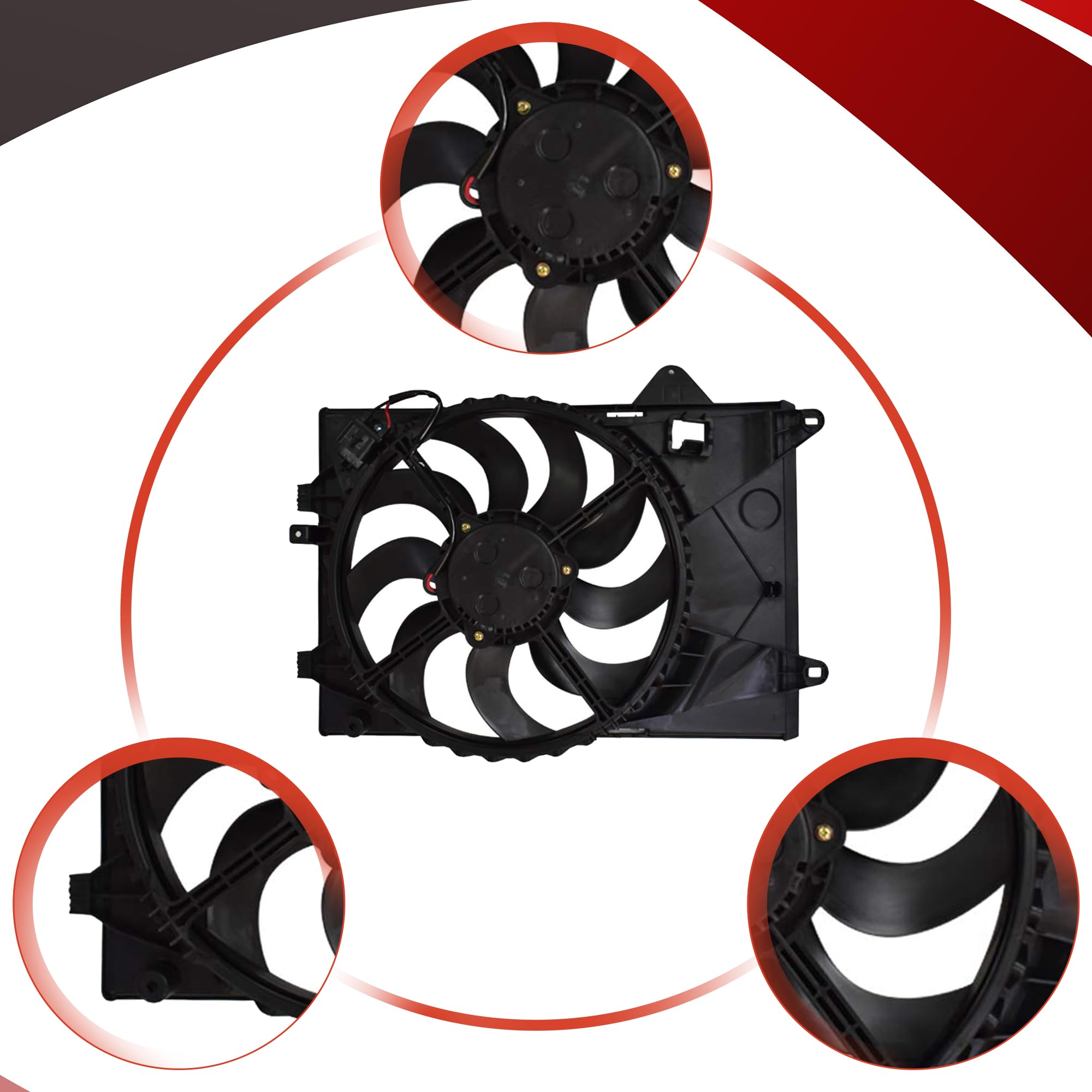 2012-2018 Chevrolet Sonic Engine Cooling Fan Motor 52096862 | Chevy OEM
