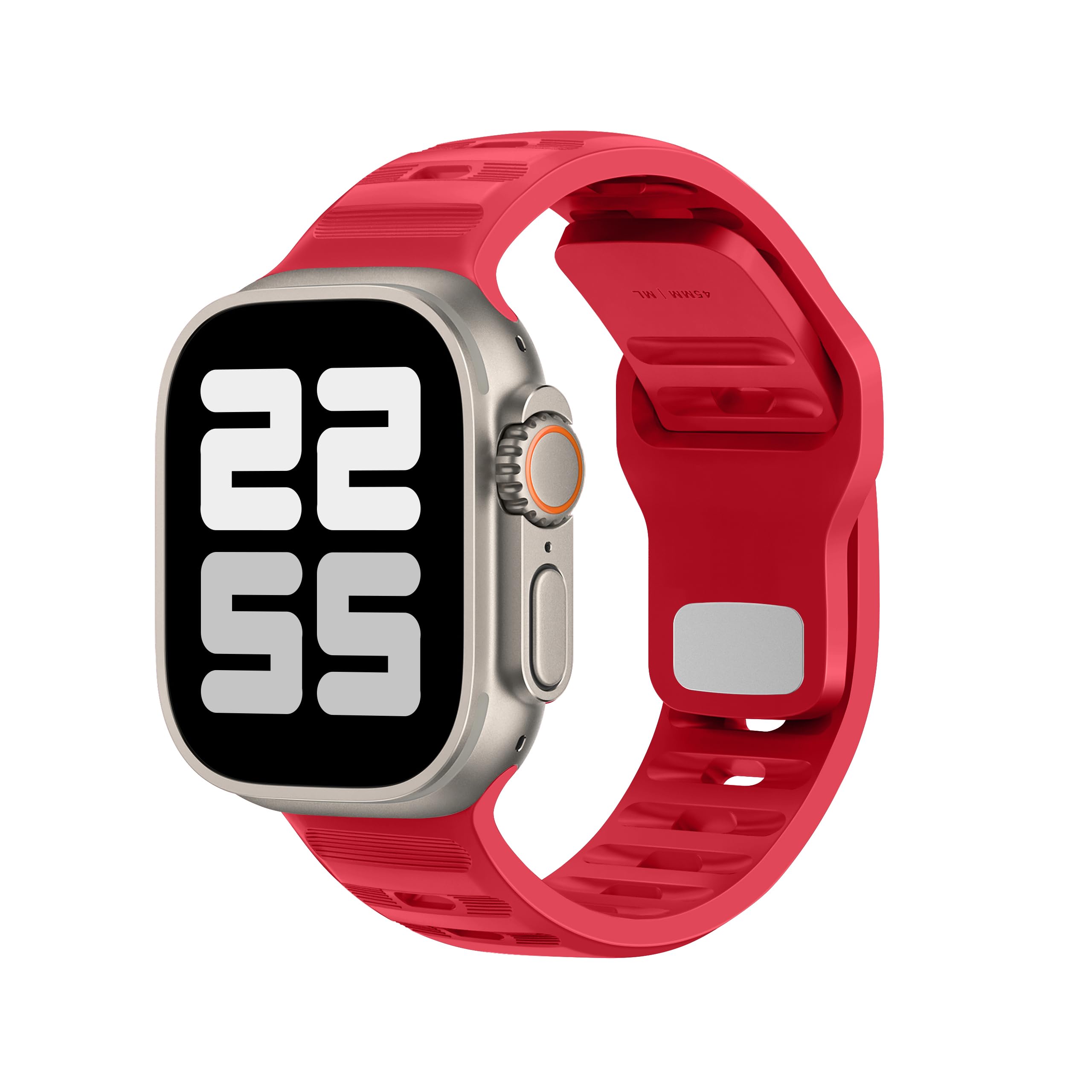 ELETTRONEO UC1 Straps for Apple Watch Band Silicone series Ultra 2 49mm, Series 10 46mm, 9 8 7 45mm 41mm, SE 6 5 4 44mm 40mm