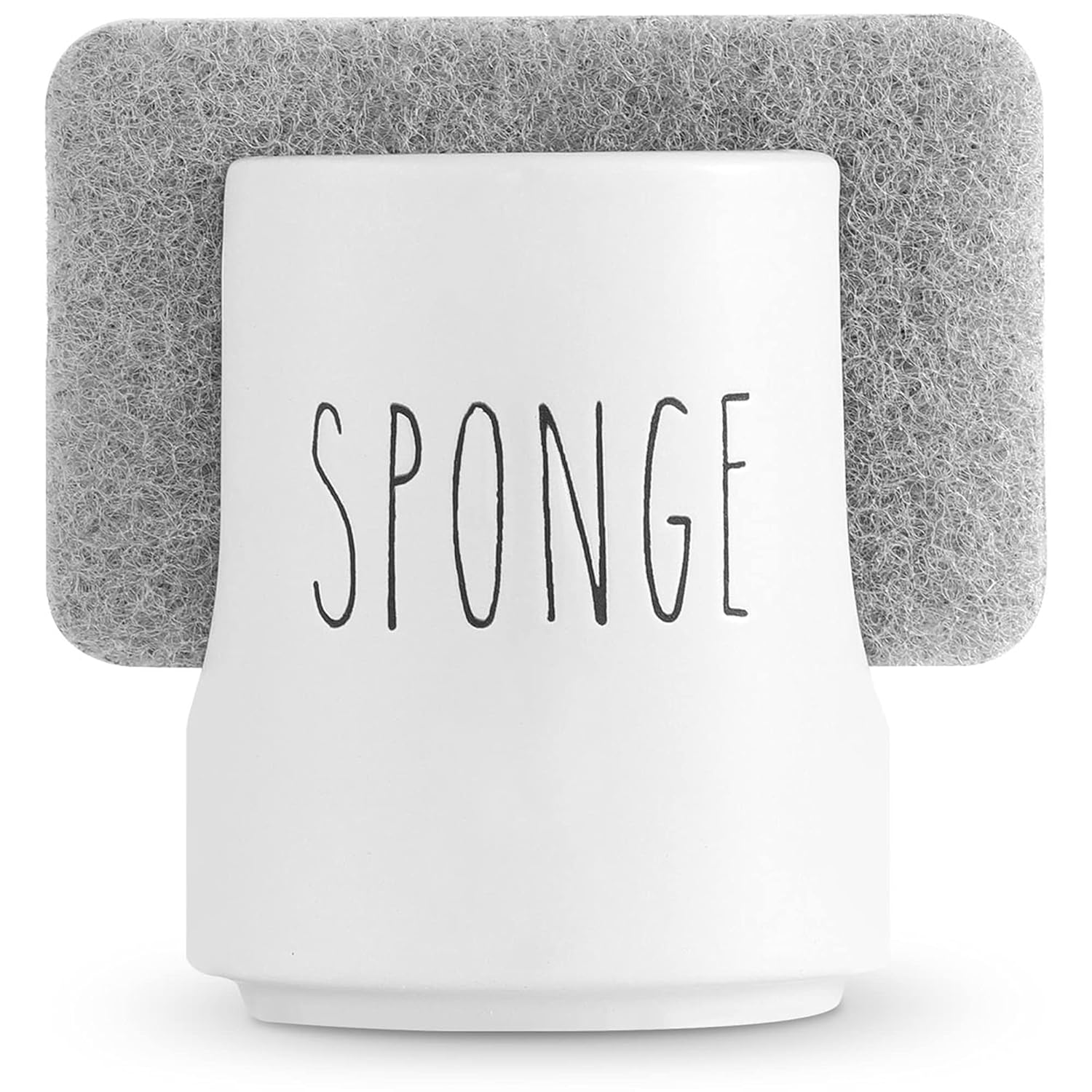 Ceramic Sponge Holder for Kitchen Sink White Sink Caddy Organizer Farmhouse Kitchen Sponge Holder Cute Ceramic Sponge Rest