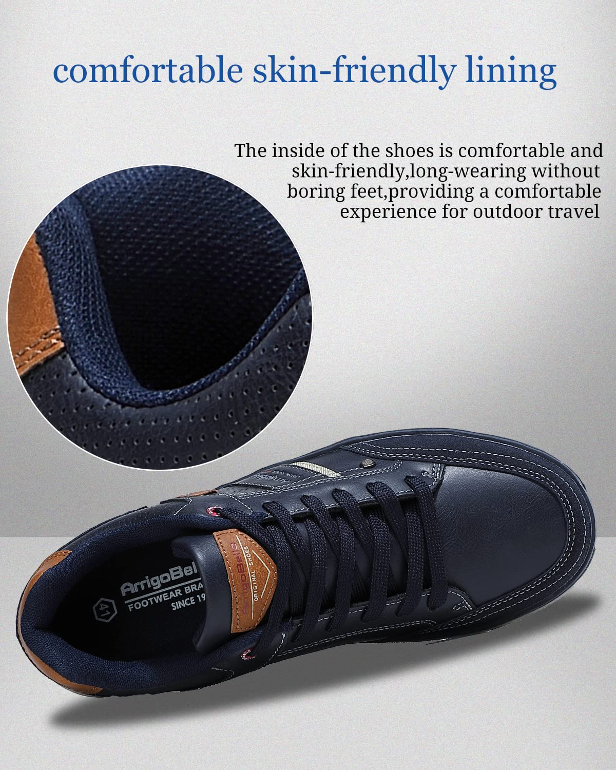 ARRIGO BELLO Sneakers Uomo Scarpe Ginnastica Sportive Running Trekking Mocassini Uomo Estivi all'aperto Respirabile Taglia 41-46