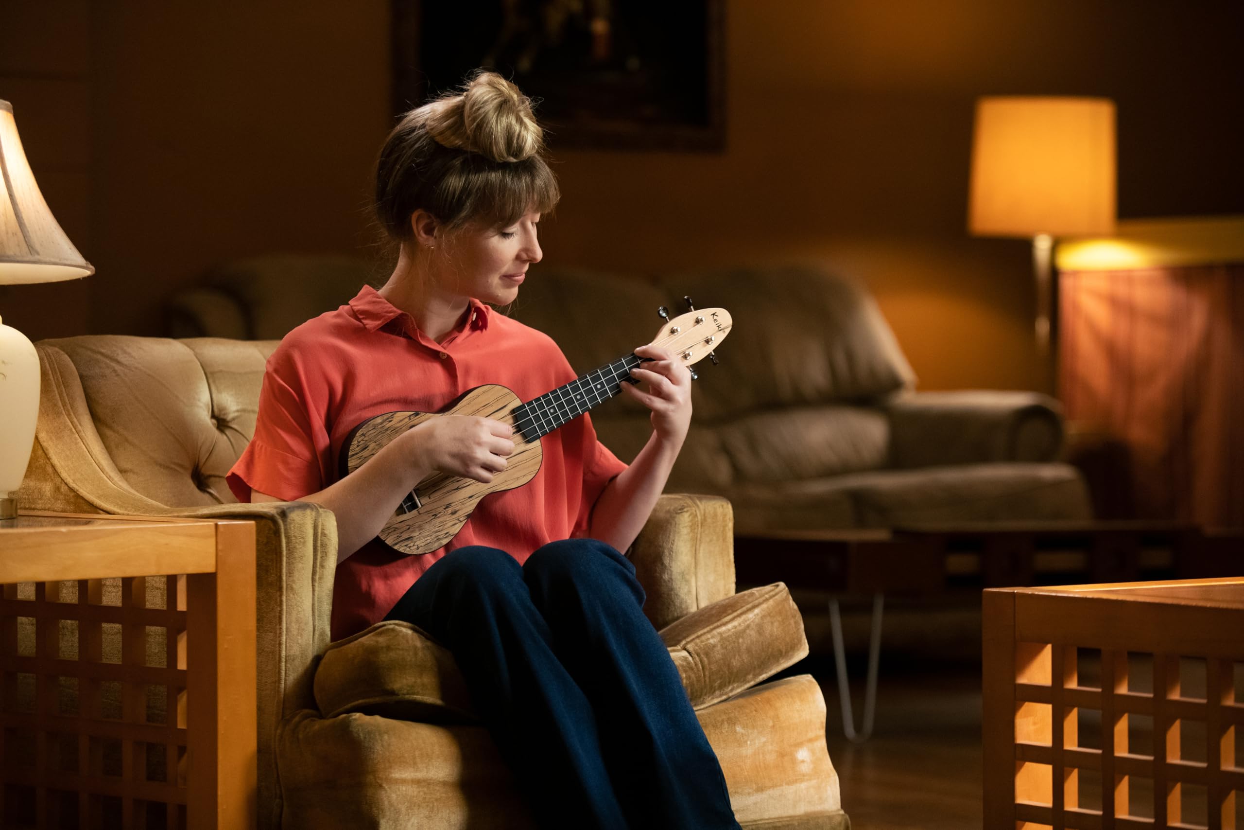 Ortega Guitars Sopran Ukulele Akustisch – Keiki K3 Series – Inklusive Zubehör – Gestockter Ahorn, ABS, Natur (K3-SPM)