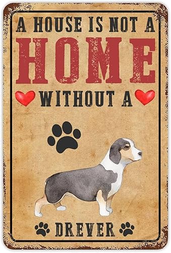 Vista 97 de Letrero de metal con texto en inglés «A House is Not A Home Without A Dogo Argentino» («A House is Not A Home Without A Dogo Argentino»)