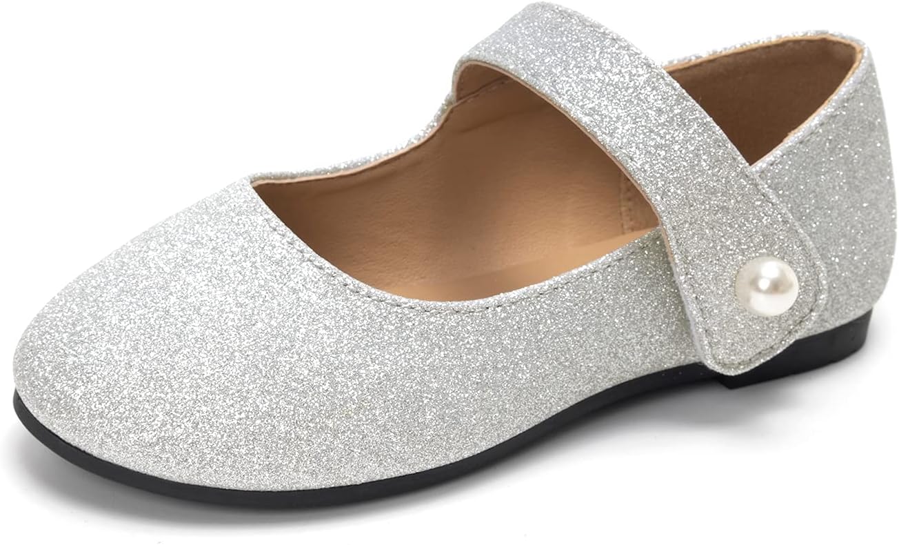 Toddler/Little Girl Mary Jane Dress Shoes Casual Slip on Ballet Flat