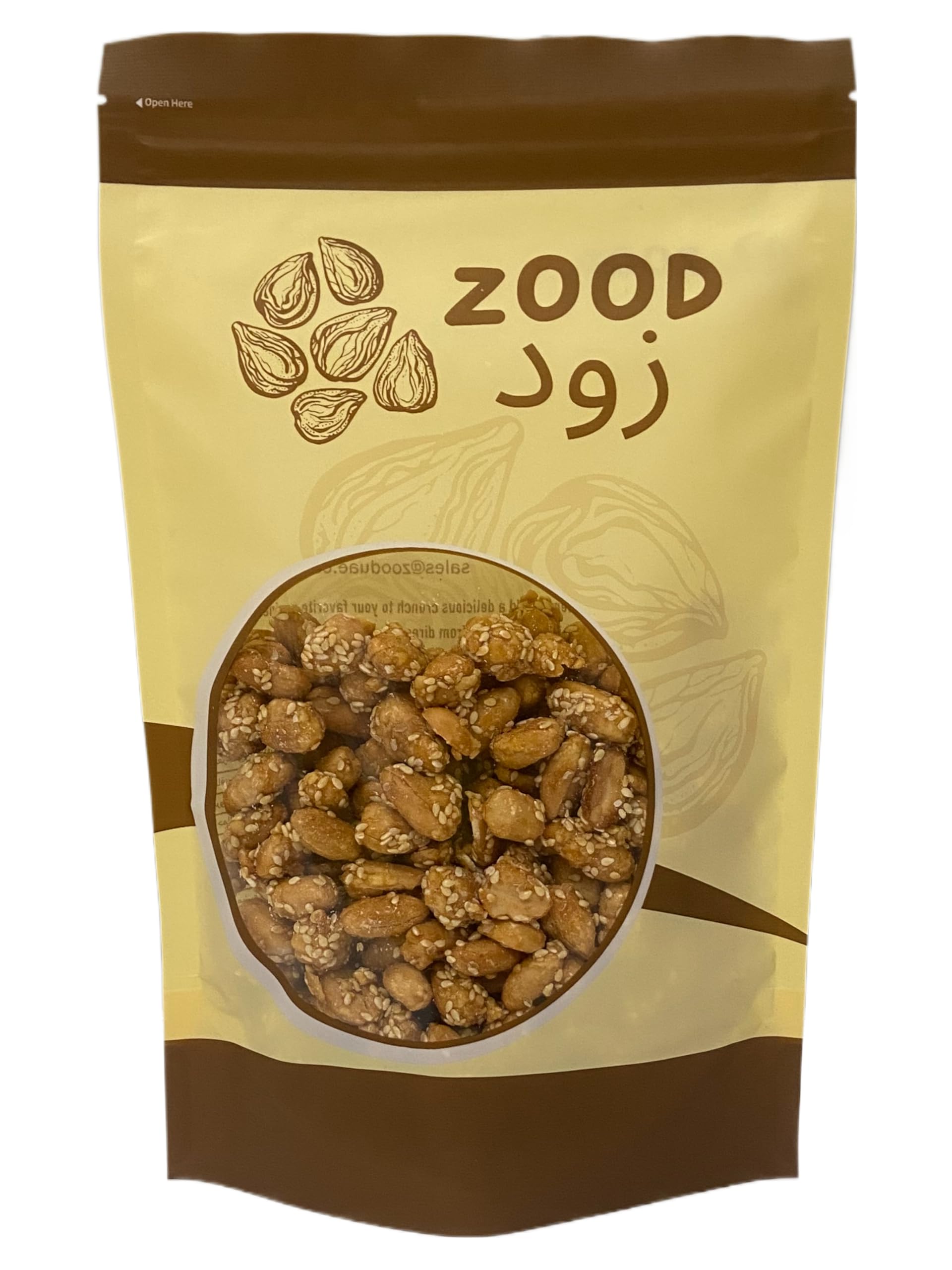ZOOD | Peanuts Caramel & Sesame flavor | 300g