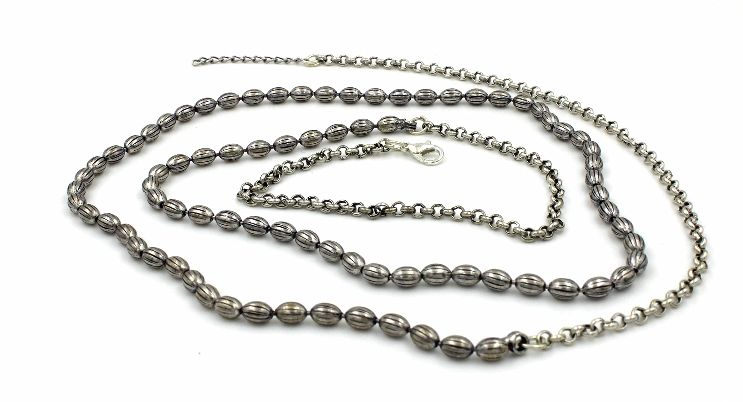 GURJARI JEWELLERS Plain oxidised Silver Slim Kamarband for Women and Girls (B0BRGB27QZ) Amazon Price History, Amazon Price Tracker