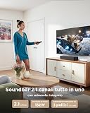 ULTIMEA Soundbar 2.1 canali per TV, subwoofer integrato - 2