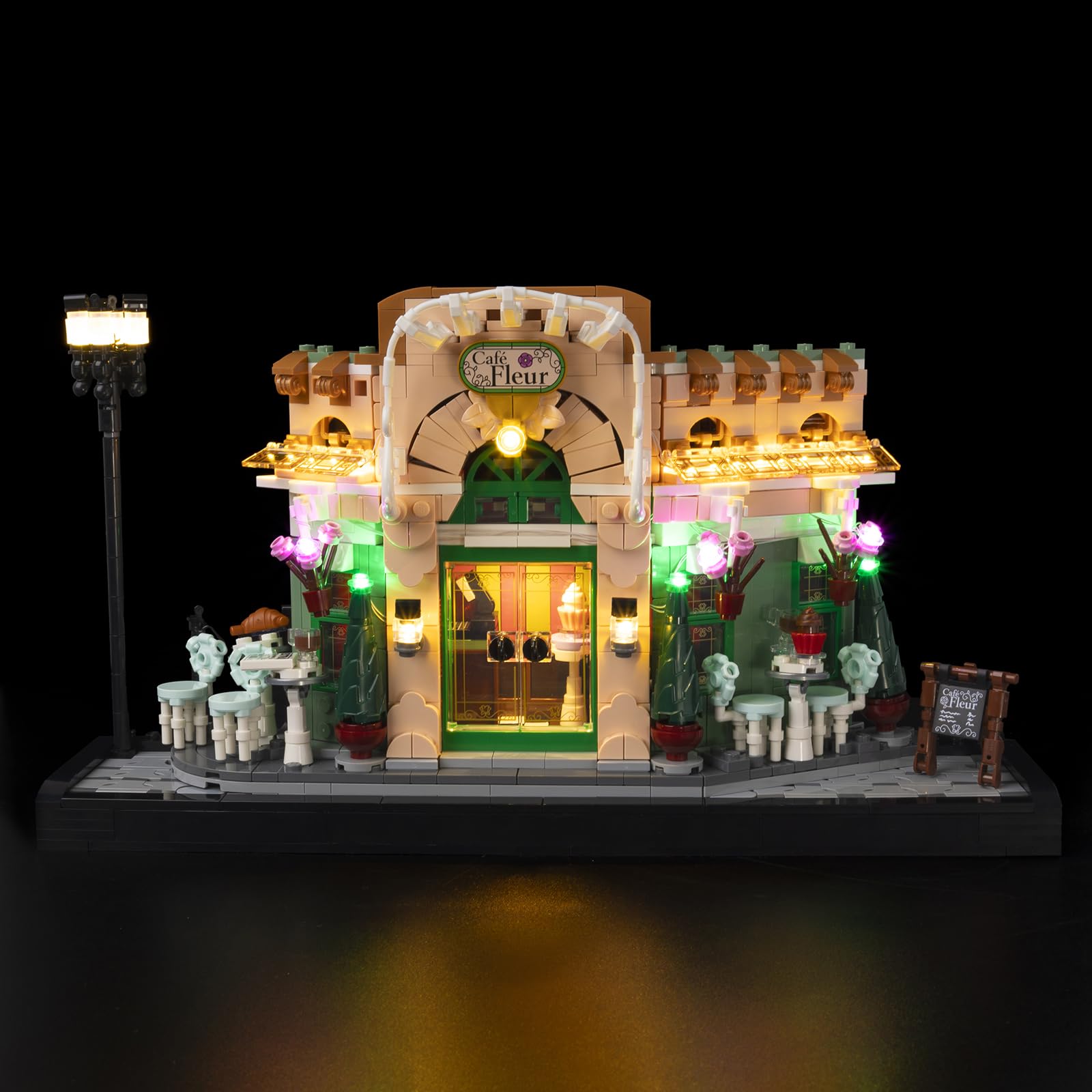 Nitemode LED Light kit Compatible with Lego 10362 French Café?Better Display of Your Building Block Kits (No Model)