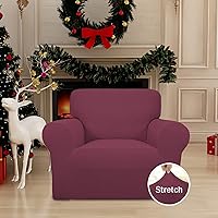 Vista 442 de Easy-Going - Funda elástica para sofá, 1 pieza, protector de muebles, suave, con parte inferior elástica, para niños, tela de jacquard de poliéster