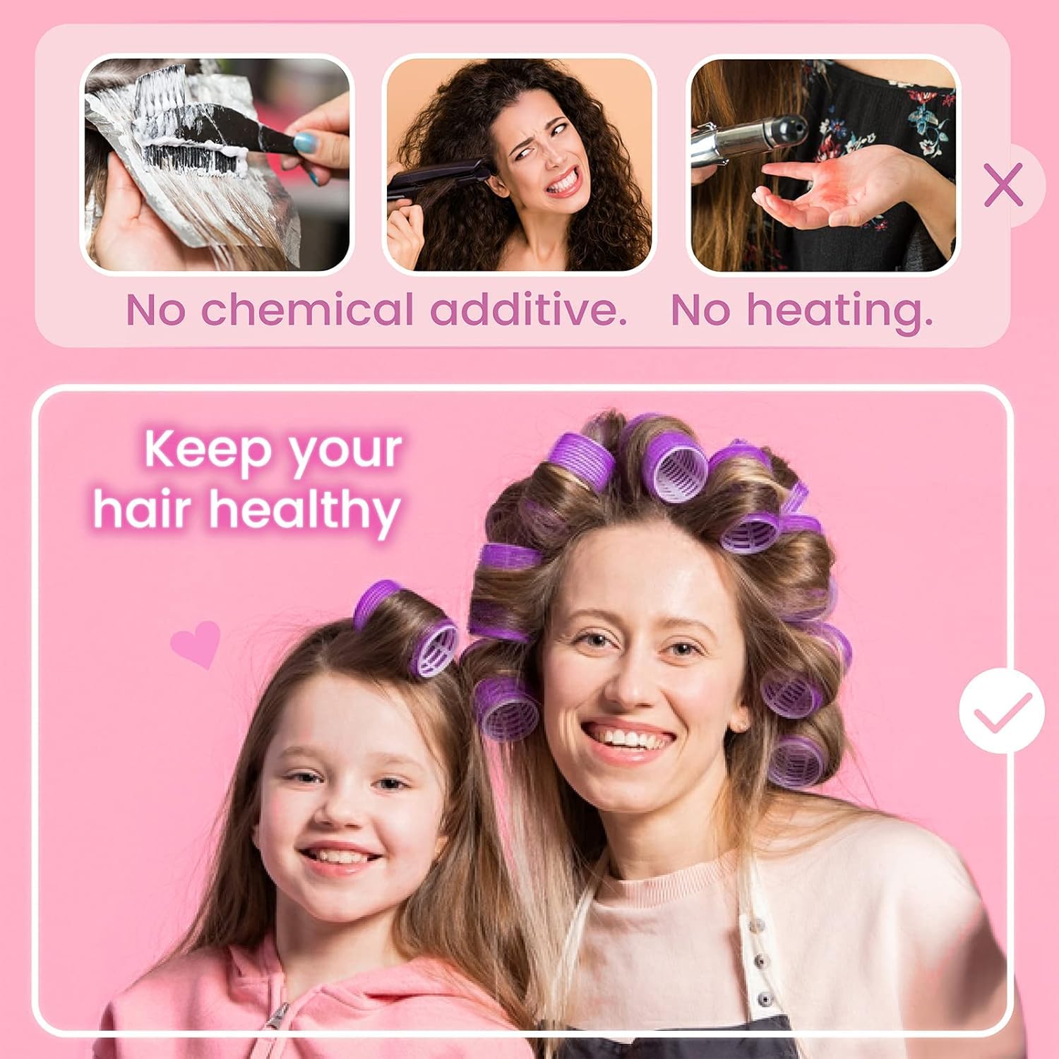 38 rodillos de pelo de tamaño jumbo con bolsa de cosméticos grande gratis, 12 clips, 2 tamaños (12 x jumbo + 12 x grande), 1 peine, rodillos rizadores de pelo ARTIRNANOG para cabello largo, medio,
