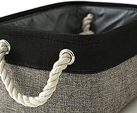 Vista 6 de TheWarmHome Cesta de almacenamiento para organizar - 12 x 8 x 5.2 pulgadas, pequeña, paquete de 6 contenedores de almacenamiento plegables