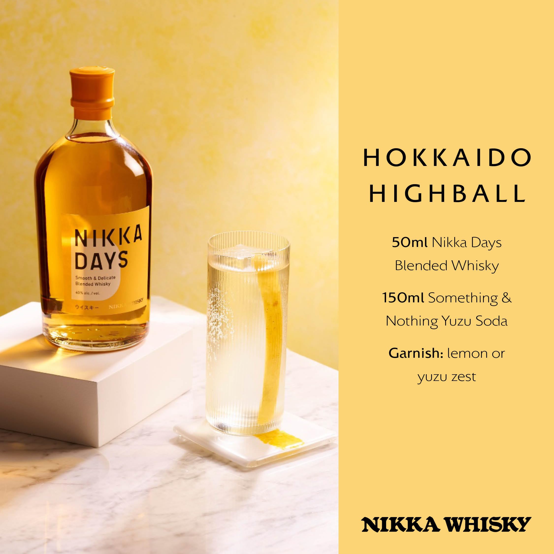 Nikka Days Blended Japanese Whisky | 70 cl | 40 percent | Fresh