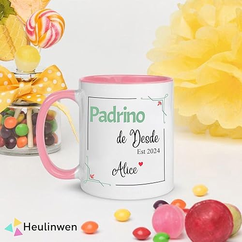 Miniatura 7 de Padrinos De Bautizo Propuesta Set 2 Tazas Café 11Oz, Quieres Ser Mis Padrinos De Bautizo, Quieres Ser Mi Madrina est 2024, Recuerdos De Bautizo Para