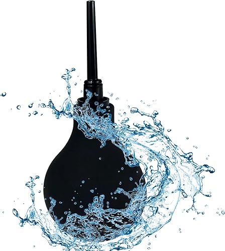 Miniatura 7 de Kit de bombillas de enema, limpiador de ducha para hombres y mujeres, bombilla Enama de 9.3 onzas, manguera de silicona de 19.7 pulgadas de largo