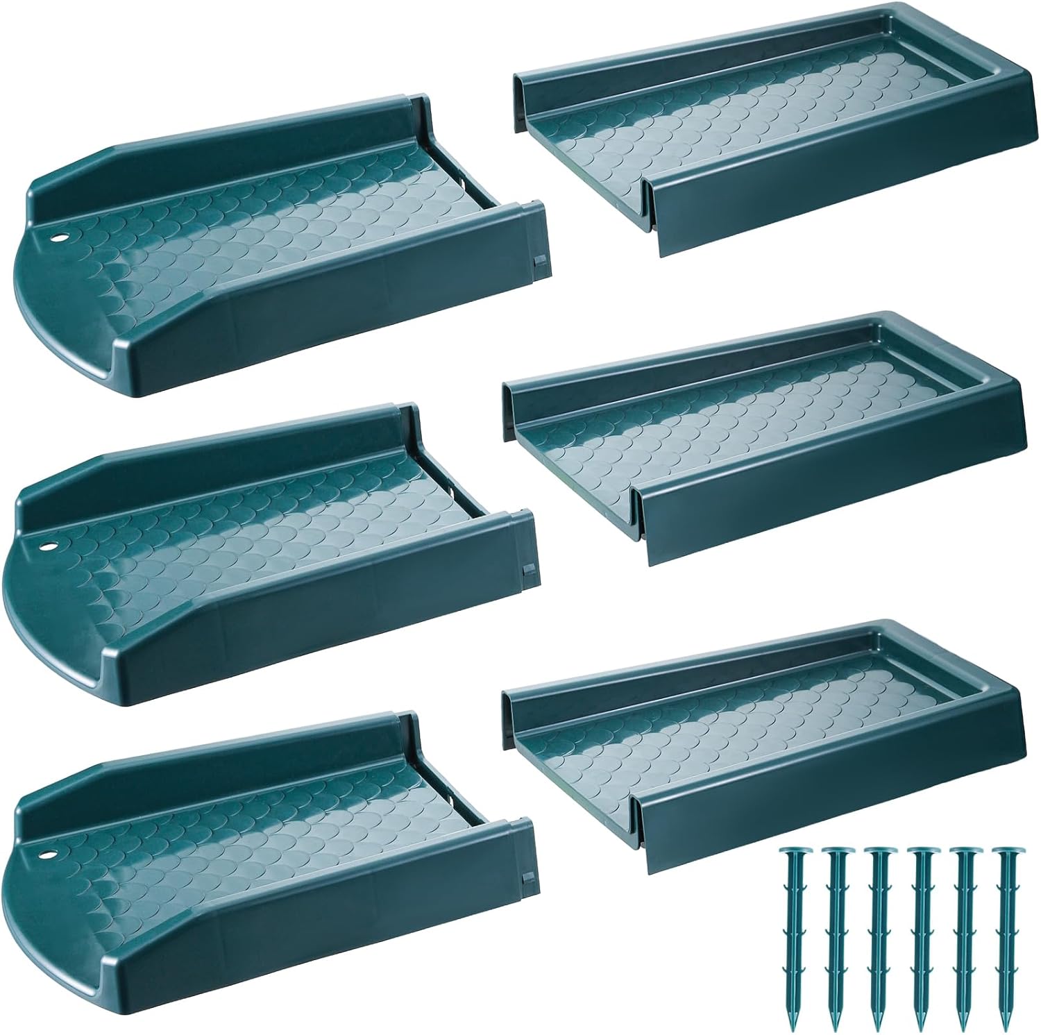 3 Pieces 24 Inch Downspout Splash Block Gutters Downspout Extensions