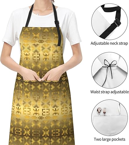 Miniatura 6 de Adult apron with pockets, Adjustable Kitchen Apron Suitable for gardening Household Cleaning