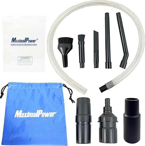 Miniatura 1 de MaximalPower Kit de herramientas de fijación de vacío mini/micro 8 piezas para Bissell Miele Shark - Paquetes combinados (Combo C)