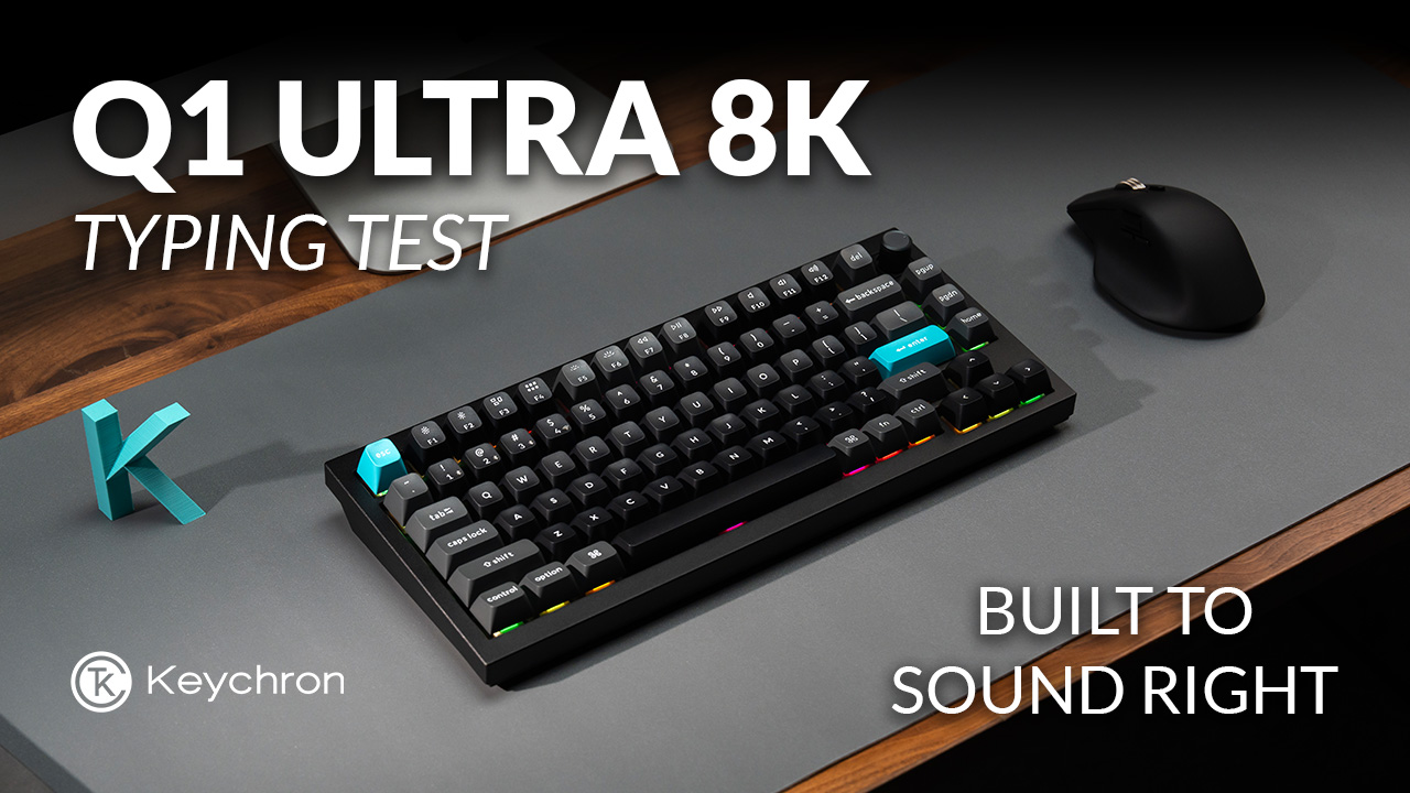 Amazon.com: Keychron Q1 Ultra 8K 75% Wireless Mechanical Keyboard