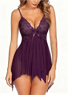 Avidlove Lingerie Babydoll Nightwear Chemise