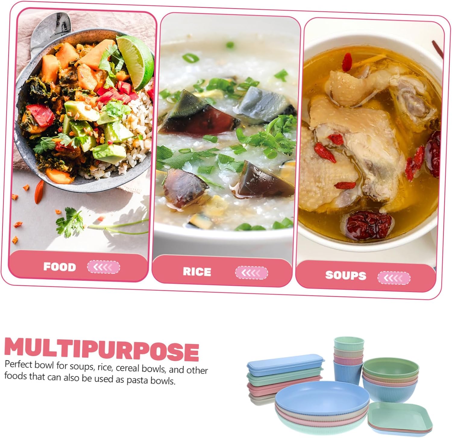 1set Portable Dinnerware Utensils Cutlery Nordic Camping Tableware Set Includes Bowls Plates Cups Spoons Forks and Chopsticks for Outdoor Activities