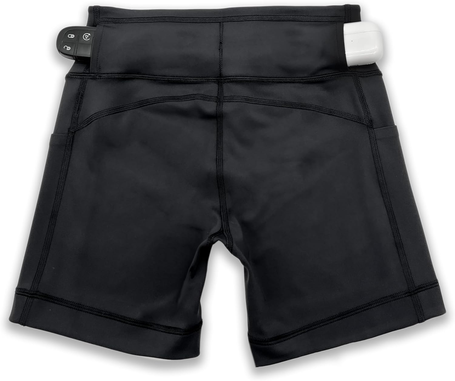 Sprints Womens Flexion 5" Compression Shorts with Pockets, Drawcord & Silicone Lined Hem