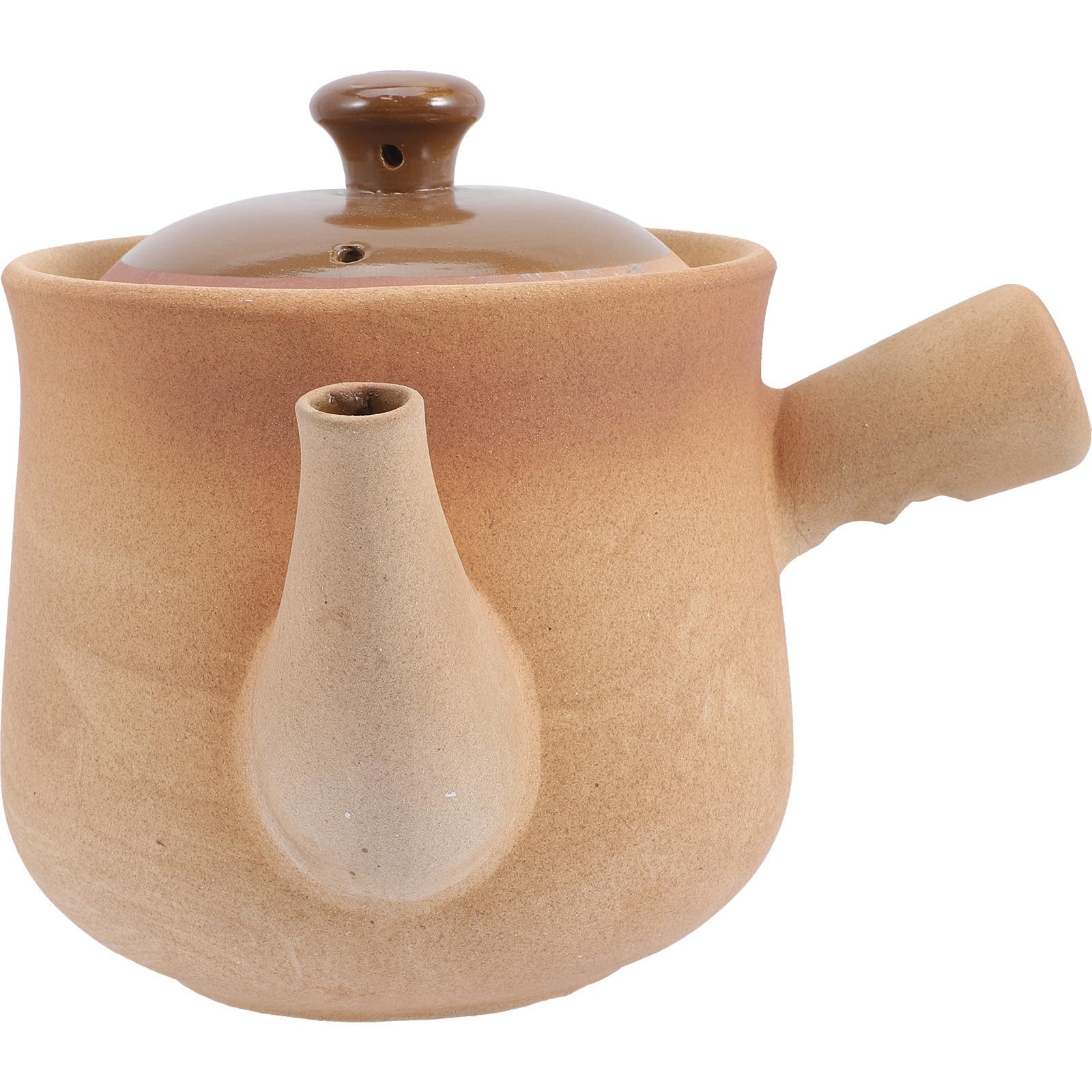 VICASKY Chinesischer Medizin Auflauf Tontopf aus Keramik 2,5l Multifunktionaler Handgefertigter Auflaufform zum Kochen von Medizin und Eintöpfen für Traditionelle Anwendungen