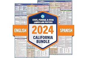 2023 California Labor Law Poster State, Federal, OSHA Compliant