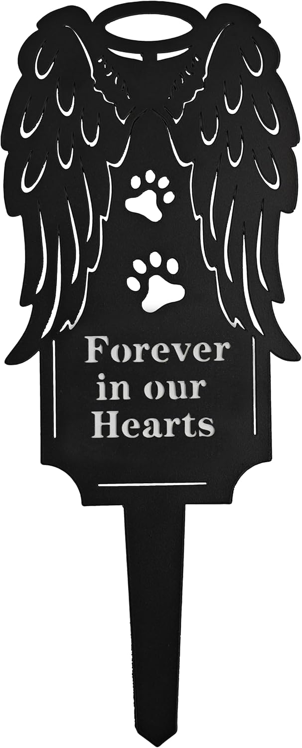 Amazon.com: JoyEvy Metal Angel Wings Garden Stake Graves Cemetery ...