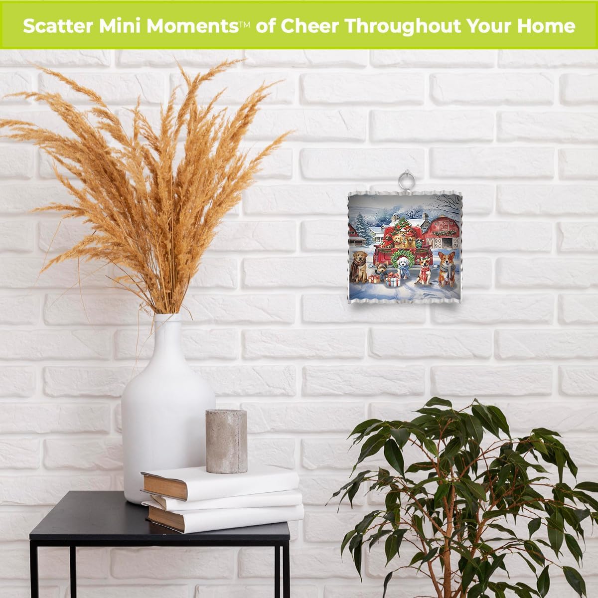 Briarwood Lane Holiday Cheer Dogs Metal Mini Moment