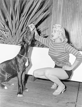 Jayne Mansfield with a dog Photo Print 24 x 30
