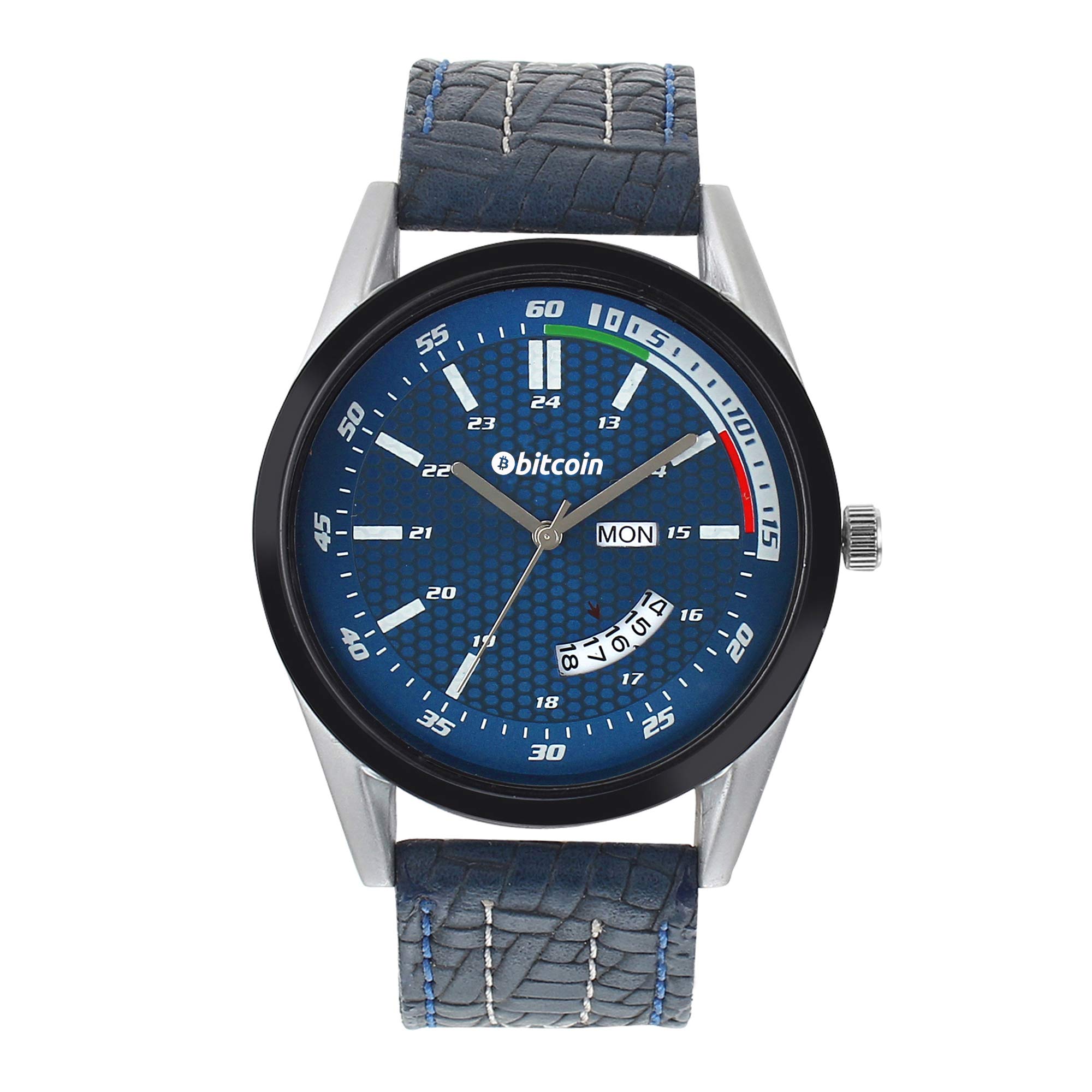 BITCOIN 30643ST05 Wrist Watch for Men with Day & Date Indicator (B092J456N1) Amazon Price History, Amazon Price Tracker