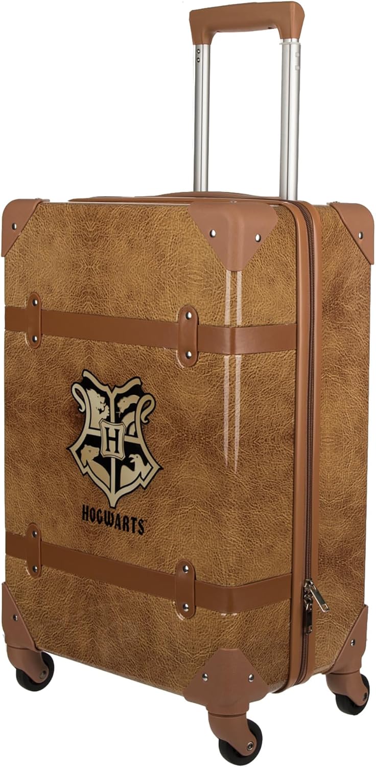 Harry Potter 20 ABS Trunk Carry-on 4-Wheel Brown Rolling Luggage