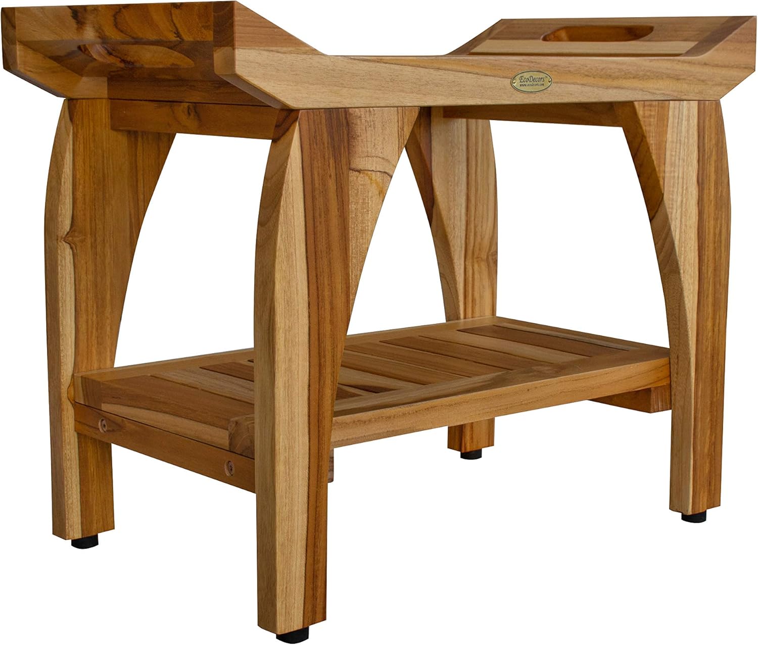 Exclusive EcoDecors Tranquility Shower Bench, 24, Natural Crazy Clearance EcoDecors Tranquility Shower Bench, 24, Natural