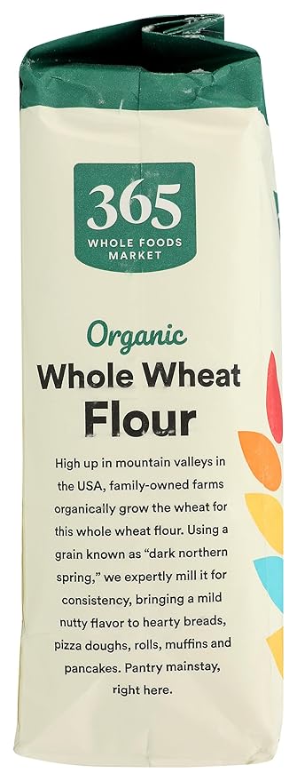 Harina de Trigo Integral Orgánica 100% 365 by Whole Foods Market 80 oz miniatura 5