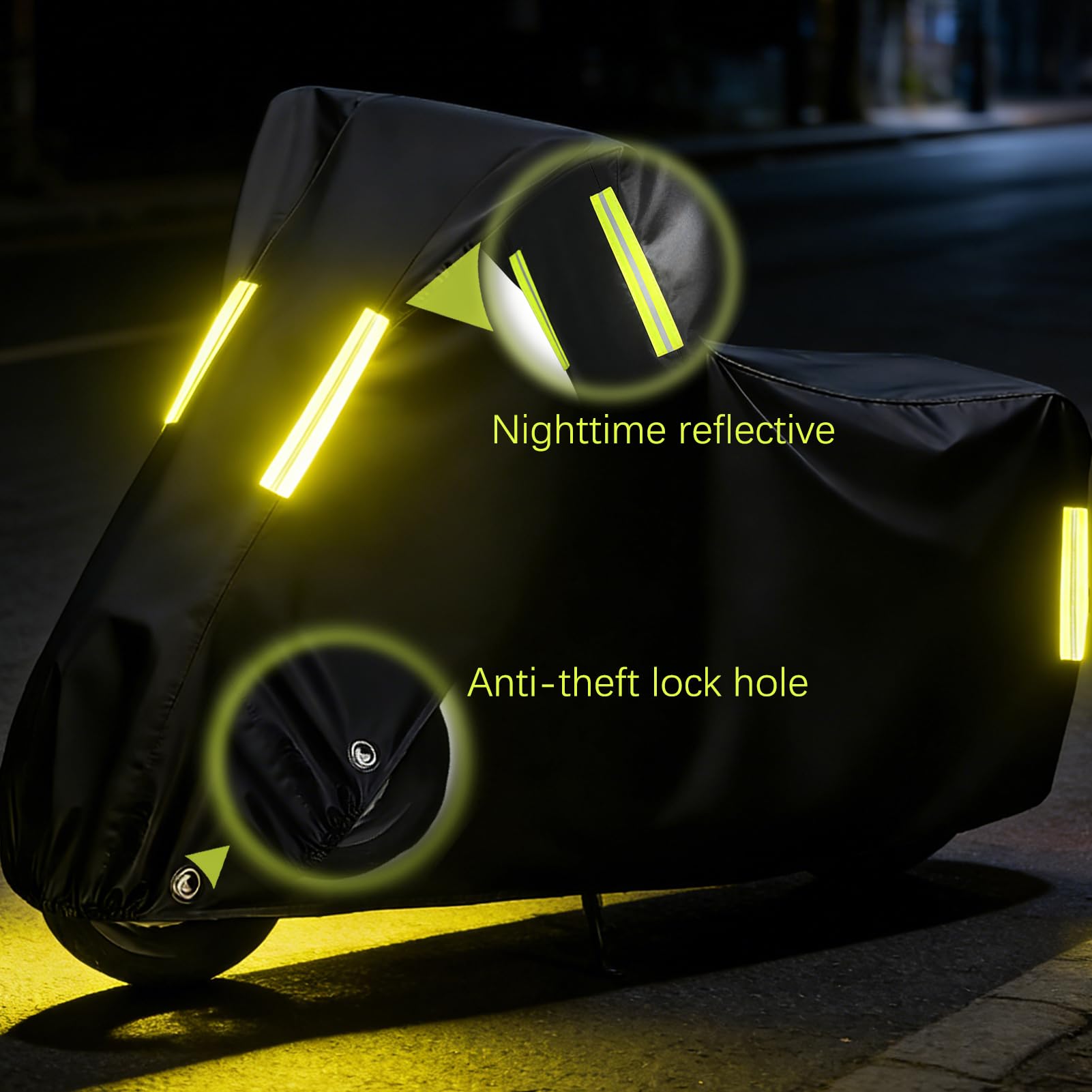 Copertura Teli Coprimoto per Zontes 368G,Telo Copri Moto Impermeabile,Antifurto Copertura Motociclo Tessuto Oxford per Scooter Motorino Motocicletta Motocross