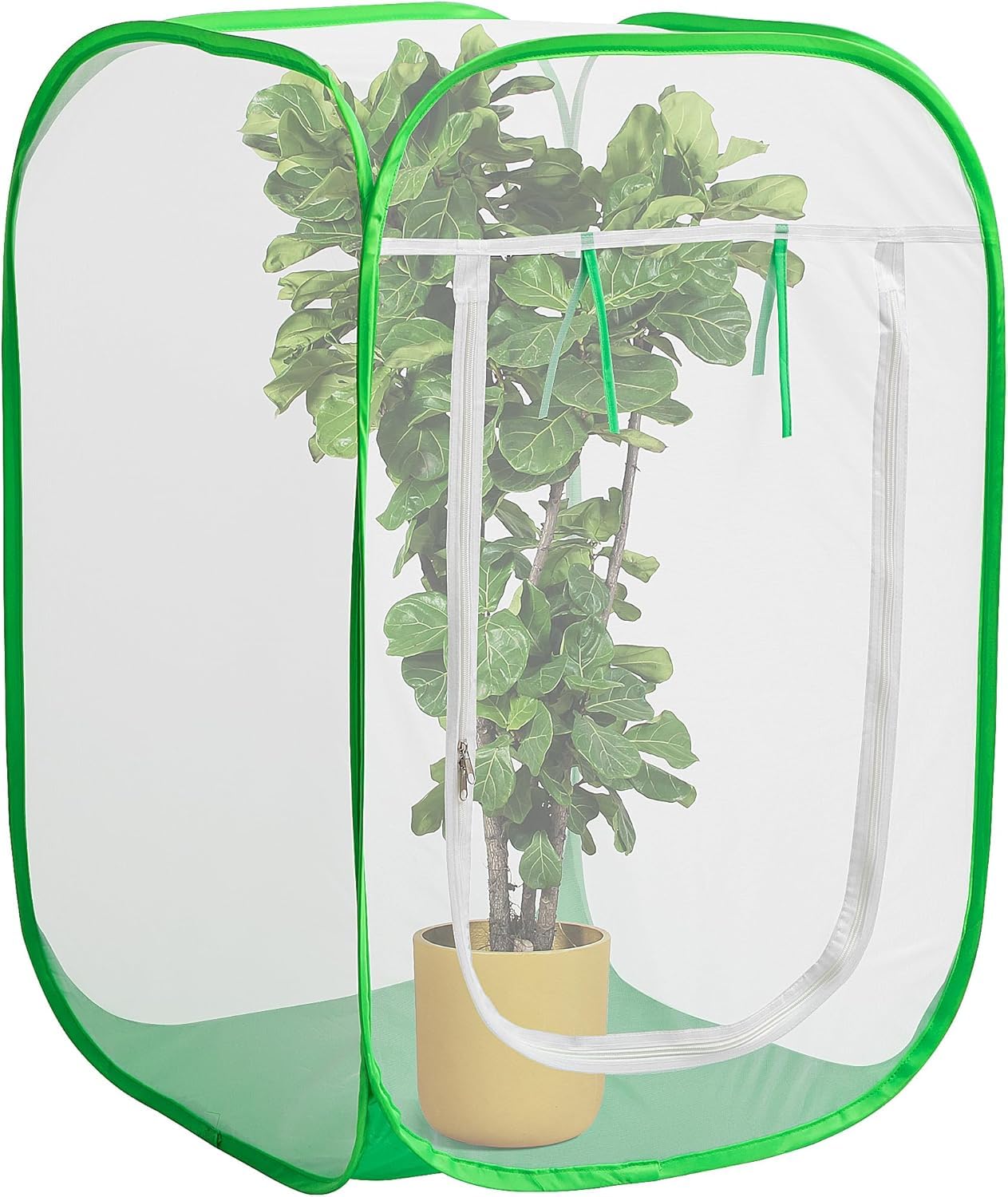 61x 61 x 92Cm Pop Up Garden Mesh Plant Cover - Garden Pest Insect Barrier Netting - Garden Fruit Plant Tent Cage Protector for Protect Plant Vegetable Fruit from Birds Insects