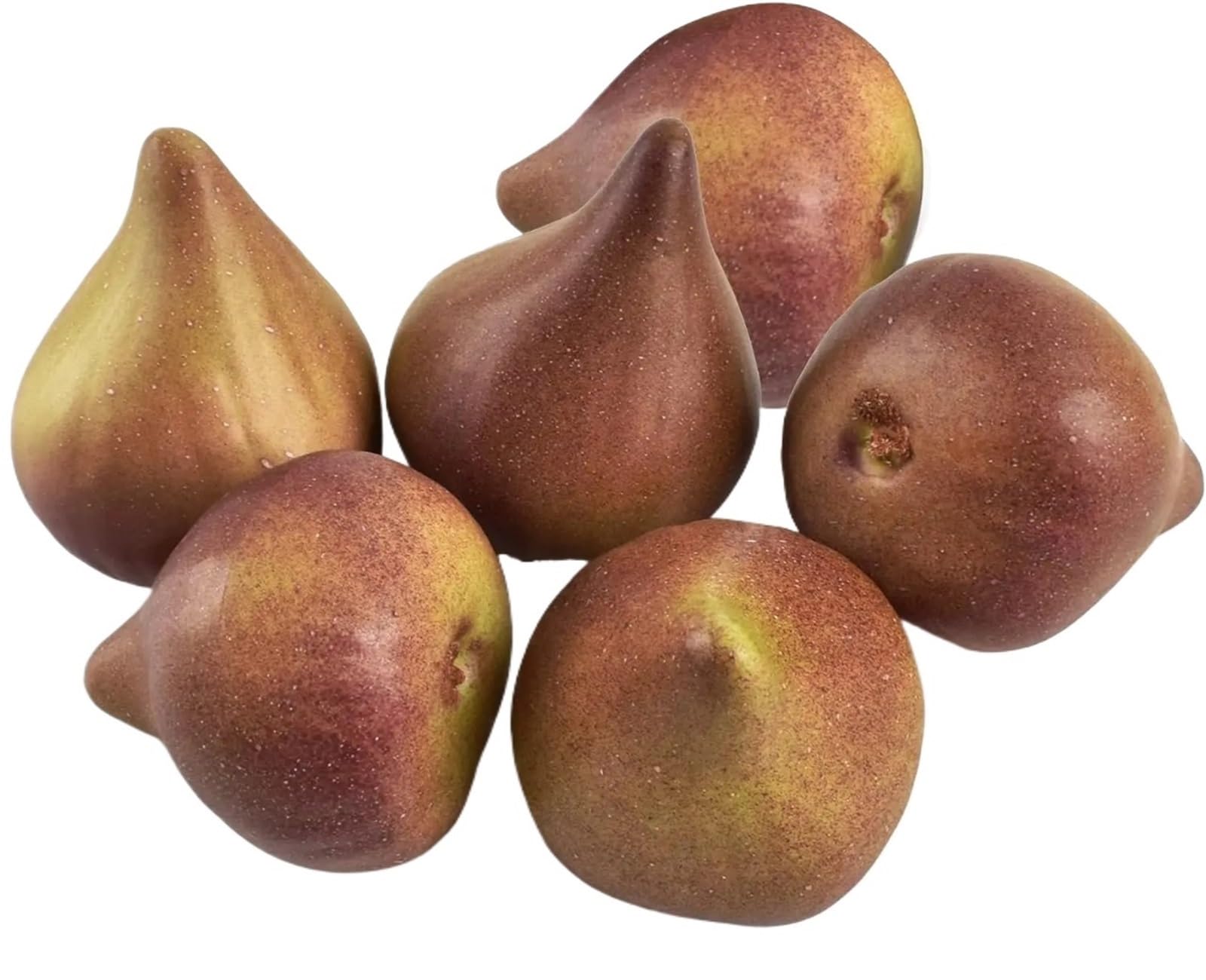 MZSKLW Fake Fruit Fake Fruit 6pcs Artificial Fig Lifelike Simulation For Home Kitchen Cabinet Decoration Photography Props Table
