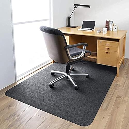 Miniatura 7 de Tapete para silla de oficina para sillas rodantes, tapete antideslizante para silla de escritorio de oficina para suelos de madera dura, protector