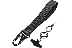 Wrist Lanyard for Men, Durable Stretchy Wristlet Keychain Holder for Keys Wallet Phone ID Badge