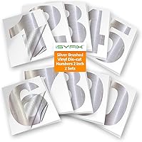 Vista 87 de iSYFIX Calcomanías de Números de Vinilo Verde Manzana – 1.5 Pulgadas Autoadhesivas (2 Juegos) – Calcomanía Premium Troquelada y Pre-espaciada